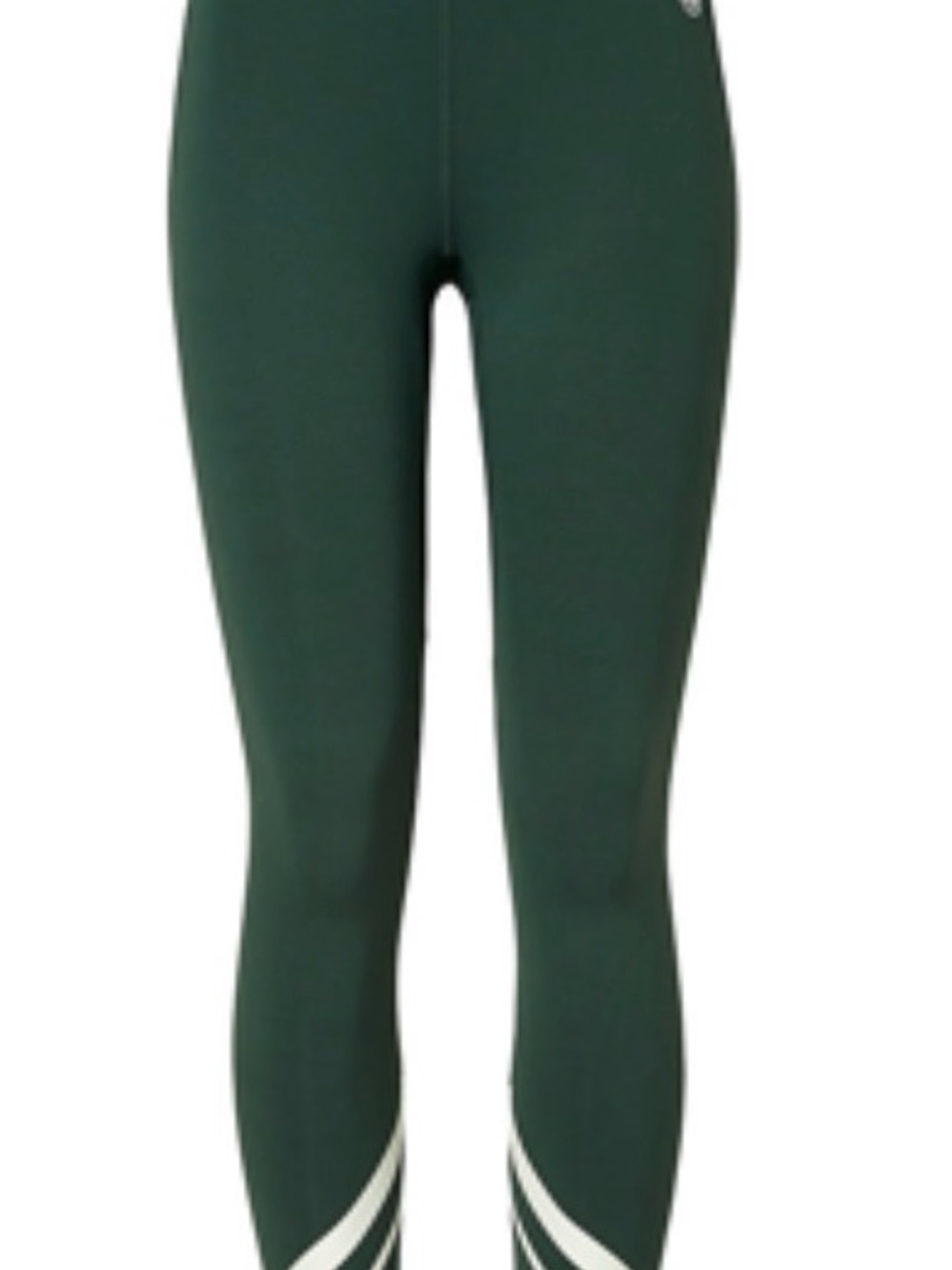 Tory Sport Dark Green Leggings with White Logo
